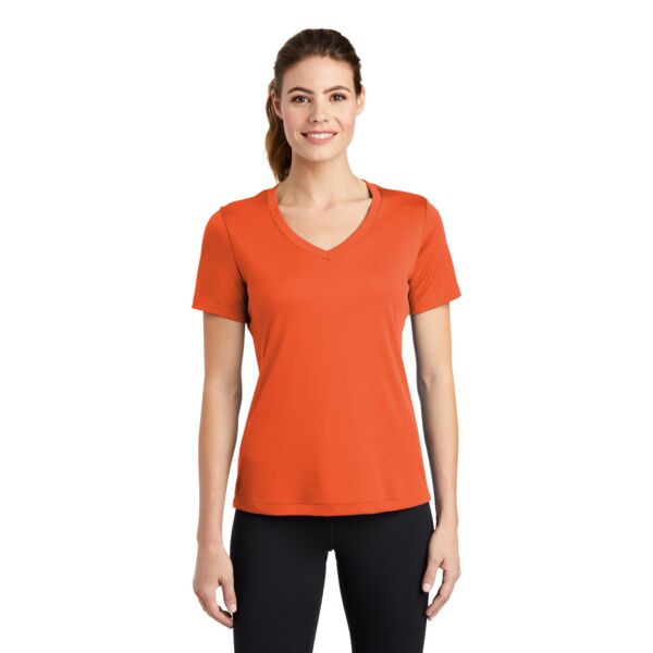 Ladies Perfomance V Neck Tee -LST353 Thumbnail