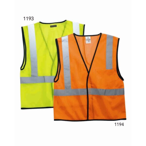 Economy Single Pocket Hook-and-Loop Mesh Vest Thumbnail