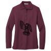Ladies Silk Touch Long Sleeve Polo Thumbnail